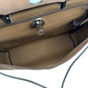 エルメス HERMES エールバッグジップ39 W刻 エベンヌ シルバー金具 トワル/ハンター メンズ ショルダーバッグ