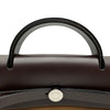 エルメス HERMES エールバッグジップ39 W刻 エベンヌ シルバー金具 トワル/ハンター メンズ ショルダーバッグ
