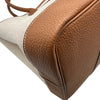 エルメス HERMES ネオガーデン41 K刻 エクリュ/ゴールド シルバー金具 トワル/レザー メンズ トートバッグ