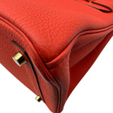 エルメス HERMES バーキン30 X刻 ルージュトマト ゴールド金具 トゴ レディース ハンドバッグ