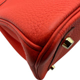 エルメス HERMES バーキン30 X刻 ルージュトマト ゴールド金具 トゴ レディース ハンドバッグ