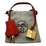 エルメス HERMES バーキン30 X刻 ルージュトマト ゴールド金具 トゴ レディース ハンドバッグ