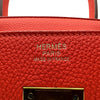 エルメス HERMES バーキン30 X刻 ルージュトマト ゴールド金具 トゴ レディース ハンドバッグ