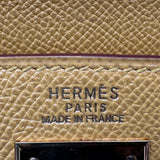 エルメス HERMES ケリー32 内縫い 〇Z刻 ジョーヌ ゴールド金具 クシュベル レディース ハンドバッグ