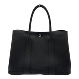 エルメス HERMES ガーデンパーティPM U刻 ブラック シルバー金具 ネゴンダ レディース トートバッグ