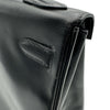 エルメス HERMES ケリー32 内縫い □B刻印 ブラック ゴールド金具 ボックスカーフ レディース ハンドバッグ ショルダーバッグ