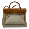 エルメス HERMES エールバッグジップPM U刻 ベージュ/ナチュラル ゴールド金具 トワル/ハンター レディース ショルダーバッグ