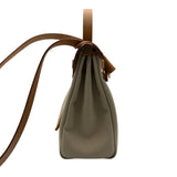 エルメス HERMES エールバッグジップPM U刻 ベージュ/ナチュラル ゴールド金具 トワル/ハンター レディース ショルダーバッグ