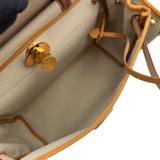 エルメス HERMES エールバッグジップPM U刻 ベージュ/ナチュラル ゴールド金具 トワル/ハンター レディース ショルダーバッグ