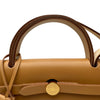エルメス HERMES エールバッグジップPM U刻 ベージュ/ナチュラル ゴールド金具 トワル/ハンター レディース ショルダーバッグ