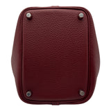 エルメス HERMES ピコタンロックPM B刻 ルージュアッシュ シルバー金具 トリヨンクレマンス レディース ハンドバッグ