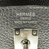エルメス HERMES ケリー25 内縫い W刻 ブラック シルバー金具 トゴ レディース ハンドバッグ