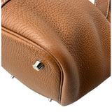 エルメス HERMES ピコタンロックMM B刻 ゴールド シルバー金具 トリヨン レディース ハンドバッグ