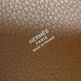 エルメス HERMES ピコタンロックMM B刻 ゴールド シルバー金具 トリヨン レディース ハンドバッグ