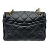 シャネル CHANEL ミニフラップバッグ AS0937 28番台 ブラック ゴールド金具 ラムスキン レディース ショルダーバッグ