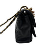 シャネル CHANEL ミニフラップバッグ AS0937 28番台 ブラック ゴールド金具 ラムスキン レディース ショルダーバッグ