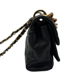 シャネル CHANEL ミニフラップバッグ AS0937 28番台 ブラック ゴールド金具 ラムスキン レディース ショルダーバッグ