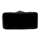 シャネル CHANEL ミニクラシック ハンドバッグ A35200 ブラック ゴールド金具 ラムスキン レディース ショルダーバッグ