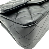 シャネル CHANEL ミニクラシック ハンドバッグ A35200 ブラック ゴールド金具 ラムスキン レディース ショルダーバッグ