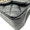 シャネル CHANEL ミニクラシック ハンドバッグ A35200 ブラック ゴールド金具 ラムスキン レディース ショルダーバッグ