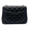 シャネル CHANEL ミニクラシック ハンドバッグ A35200 ブラック ゴールド金具 ラムスキン レディース ショルダーバッグ
