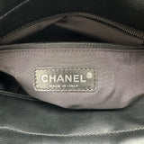 シャネル CHANEL パリビアリッツトートPM A34208 11番台 ブラック コーティングキャンバス レディース トートバッグ