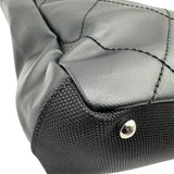 シャネル CHANEL パリビアリッツトートPM A34208 11番台 ブラック コーティングキャンバス レディース トートバッグ
