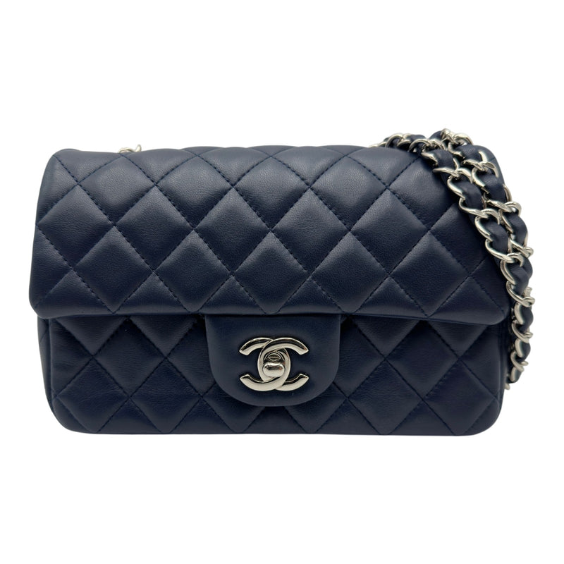 シャネル CHANEL ミニマトラッセ20 A69900 29番台 ネイビー シルバー