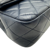 シャネル CHANEL ミニマトラッセ20 A69900 29番台 ネイビー シルバー金具 ラムスキン レディース ショルダーバッグ