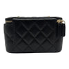 シャネル CHANEL スモール ヴァニティバッグ AP1341 ブラック キャビアスキン レディース ショルダーバッグ