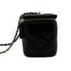 シャネル CHANEL スモール ヴァニティバッグ AP1341 ブラック キャビアスキン レディース ショルダーバッグ