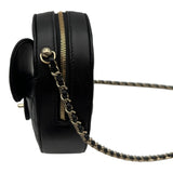 シャネル CHANEL ハートシェイプバッグ AS5764 ブラック ゴールド金具 ラムスキン レディース ショルダーバッグ