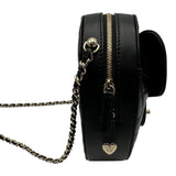 シャネル CHANEL ハートシェイプバッグ AS5764 ブラック ゴールド金具 ラムスキン レディース ショルダーバッグ