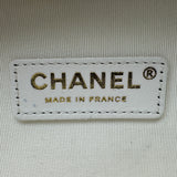 シャネル CHANEL ワンハンドルバッグ AS1753 30番台 ホワイト ゴールド金具 カーフスキン レディース ショルダーバッグ