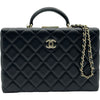 シャネル CHANEL マトラッセ ボックスバッグ AS5168 ブラック ゴールド金具 ラムスキン レディース ショルダーバッグ