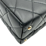 シャネル CHANEL マトラッセ ボックスバッグ AS5168 ブラック ゴールド金具 ラムスキン レディース ショルダーバッグ