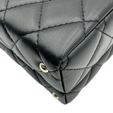 シャネル CHANEL マトラッセ ボックスバッグ AS5168 ブラック ゴールド金具 ラムスキン レディース ショルダーバッグ