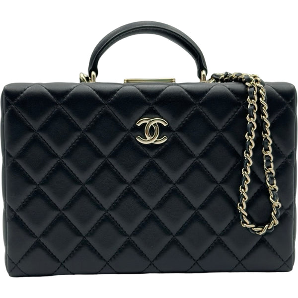シャネル CHANEL マトラッセ ボックスバッグ AS5168 ブラック ゴールド