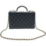 シャネル CHANEL マトラッセ ボックスバッグ AS5168 ブラック ゴールド金具 ラムスキン レディース ショルダーバッグ