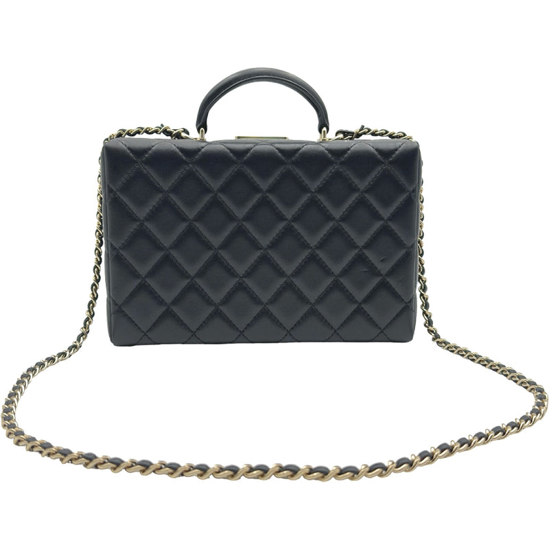 シャネル CHANEL マトラッセ ボックスバッグ AS5168 ブラック ゴールド