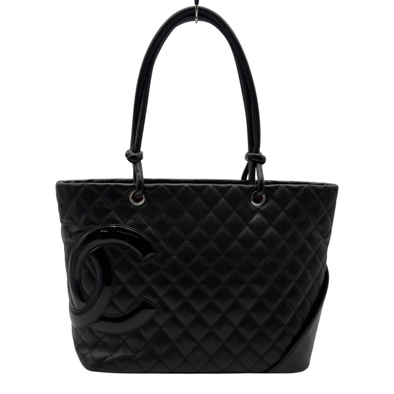 シャネル CHANEL カンボンライン トートラージ A25169 10番台 ブラック
