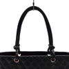 シャネル CHANEL カンボンライン トートラージ A25169 10番台 ブラック カーフスキン レディース トートバッグ