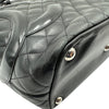 シャネル CHANEL カンボンライン トートラージ A25169 10番台 ブラック カーフスキン レディース トートバッグ