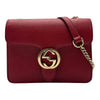 グッチ GUCCI インターロッキングG ショルダーバッグ 510304 レッド レザー レディース ショルダーバッグ