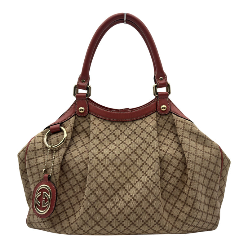 グッチ GUCCI スーキーディアマンテ トートバッグ 211944 ベージュ 