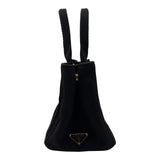 プラダ PRADA カナパミニ 1BG439 ブラック キャンバス レディース トートバッグ