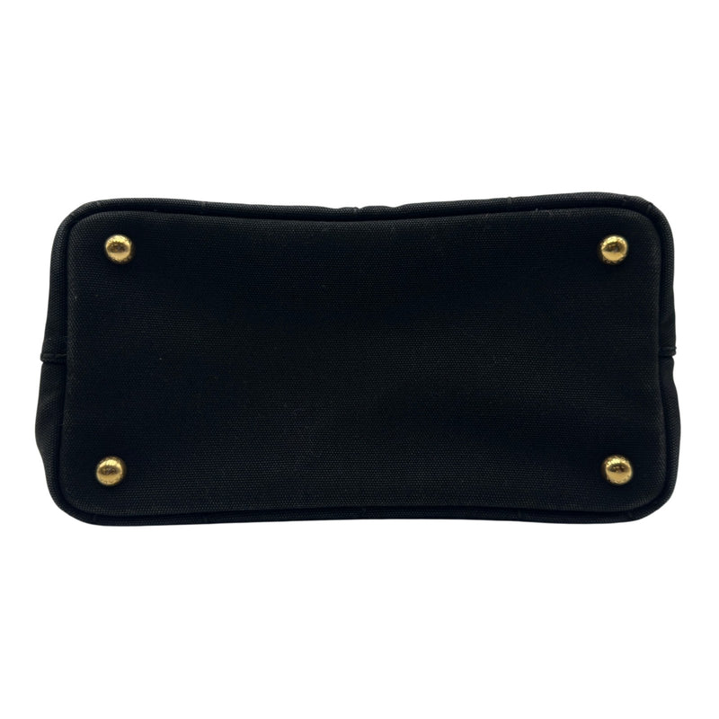 プラダ PRADA カナパミニ 1BG439 ブラック キャンバス レディース