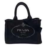 プラダ PRADA カナパミニ 1BG439 ブラック キャンバス レディース トートバッグ