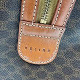 セリーヌ CELINE マカダム ボストンバッグ ブラウン PVC ユニセックス ボストンバッグ