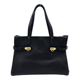 サルヴァトーレ・フェラガモ Salvatore Ferragamo ネンシア トートバッグ 21F074 ブラック カーフスキン レディース トートバッグ